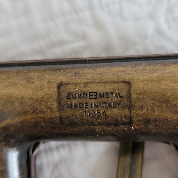 Giogio Italy Leather Belt w/ Euro Metal Buckle - Picture 3 of 8